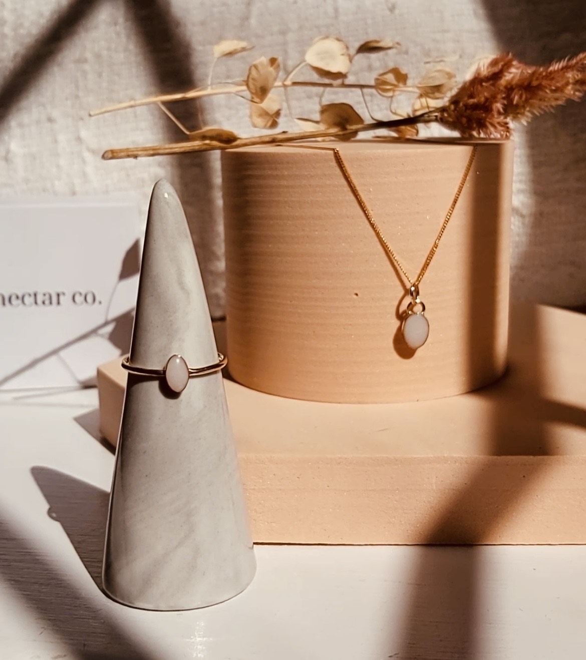 Mini Oval Heirloom Charm Necklace