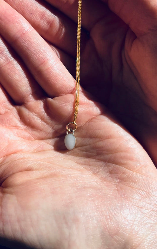 Mini Oval Heirloom Charm Necklace