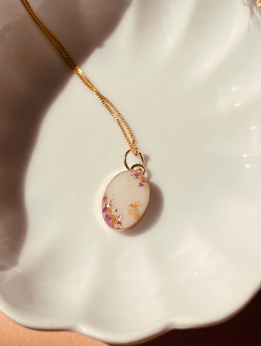 Oval Heirloom Charm Necklace
