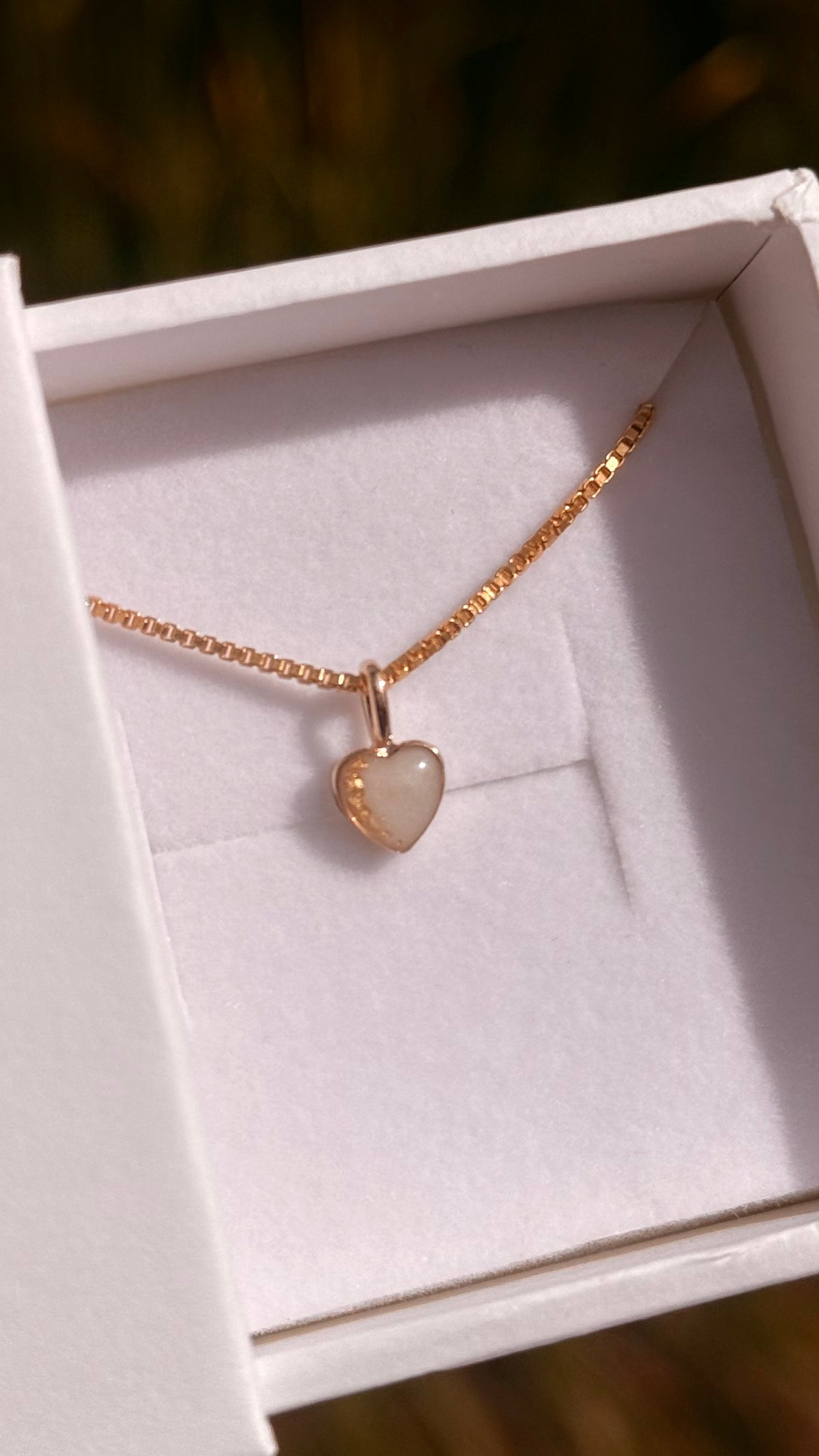 14K Gold Heart Pendant Necklace